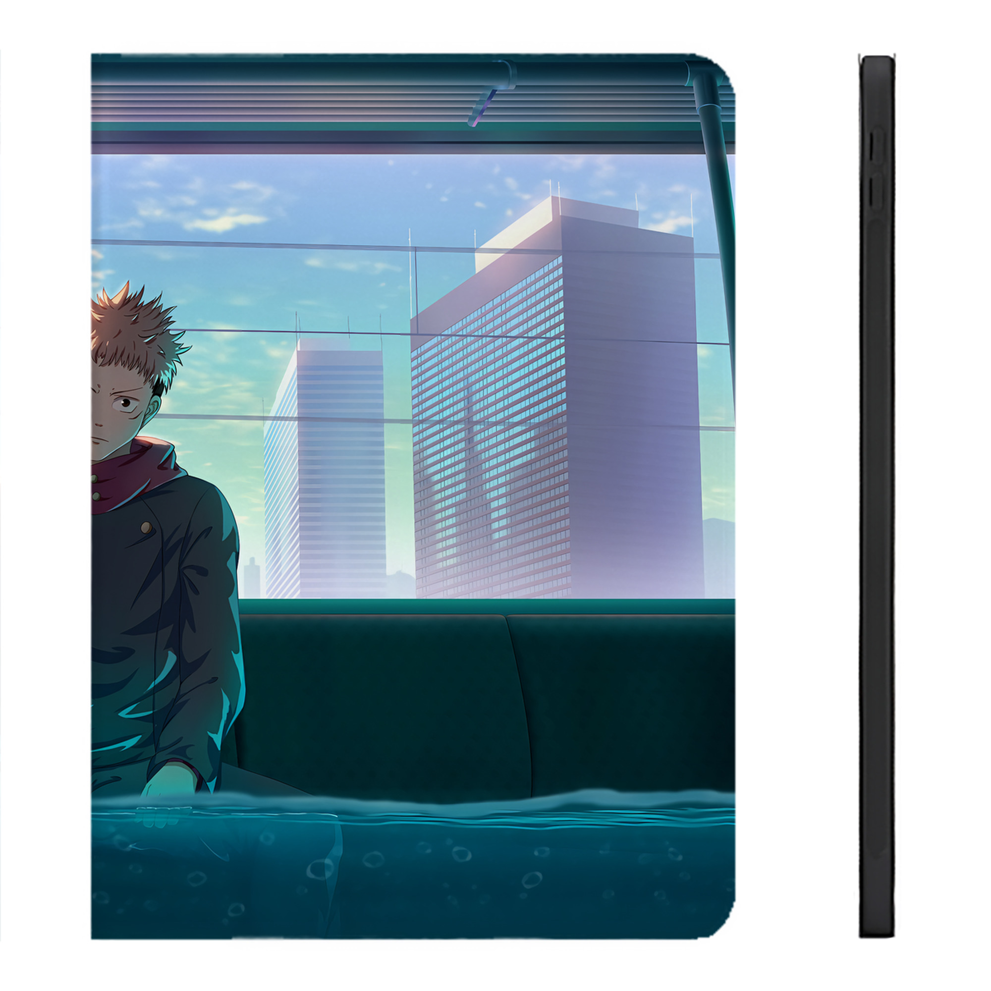 （画像用） 呪術廻戦 Jujutsu Kaisen IPadケース ペンホルダー付き ブックスタイルデザイン